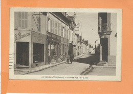 Carte Postale - VERMENTON - Grande Rue - G RAMEAU Magasi - Vermenton