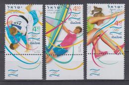 ISRAEL 2016 OLYMPIC GAMES LONG JUMP JUDO WINDSURFING - Unused Stamps (with Tabs)