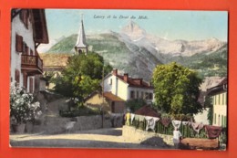 TRO-11 Lavey-Village Et La Dent Du Midi. ANIME. Séchage Du Linge Sur La Barrière. Non Circulé. E.F. 353 - Lavey