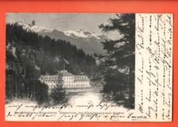 TRO-32 Montana Sanatorium Populaire Genevois De Clairmont Sur Sierre.. Circulé En 1904  Précurseur. - Sierre