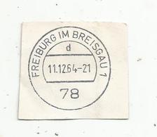 Lettre Partielle , Oblitération , Allemagne , FREIBURG IM BREISGAU 1 ,  78 , 11.12.1954 - Machines à Affranchir (EMA)