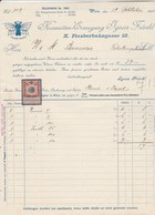 Autriche Facture Illustrée Papillon 19/10/1911 Krawatten Erzeugung IGNAZ FRÄNKL WIEN Cravates - Österreich