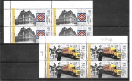 ARGENTINA 2018 ARCHITECTURE,TRANSPORT POST TRUCK BUILDING POSTMEN HORSE BLOC OF 4 MNH - Nuevos