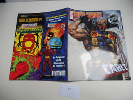 FASCICULE SUPER HEROES MARVEL CABLE N°63 AVEC POSTER AU CENTRE TBE C1 - Strange