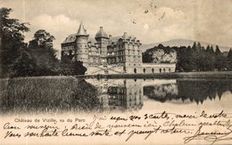 Delcampe - CHATEAU DE VIZILLE VU DU PARC - Vizille