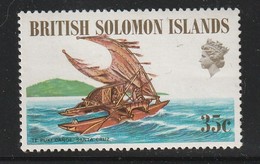 SALOMON - 1971 - N°198 ** - Barque - Salomonseilanden (...-1978)