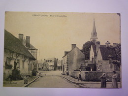CERNOY  (Loiret)  :  Place Et Grande Rue   1908   XXX - Sonstige & Ohne Zuordnung