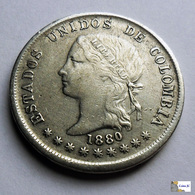 Colombia - 50 Centavos - 1880 - Colombia