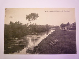 ÎLE D'ELLE  (Vendée)  :  Le  CONTREBOOTH   1916   XXX - Otros & Sin Clasificación