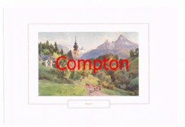 135 E.T.Compton Gern Berchtesgaden Farbdruck Ca. 1921 !!! - Andere & Zonder Classificatie