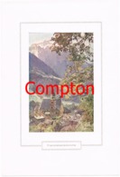 136 E.H.Compton Franziskanerkirche Berchtesgaden Farbdruck Ca. 1921 !!! - Andere & Zonder Classificatie