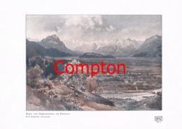D101 145 E.T.Compton Gebhardsberg Rheinthal Farbdruck Von 1907 !!! - Otros & Sin Clasificación