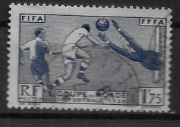 FRANCE  N° 396 Oblitere  ( Cote 15e )  Cup 1938 Football  Soccer  Fussball - 1938 – Frankrijk