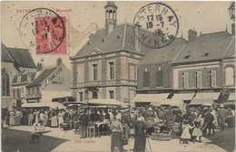 CPA - Métier Marchands Ambulants Le Marché ESTERNAY 51 - Esternay