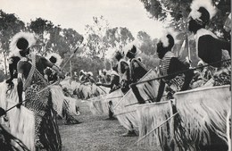 Delcampe - DANSERS TE MURAMVYA, URUNDI , TRES BELLE CARTE PHOTO GLACEE - 2 SCANNS - TOP !!!- - Burundi