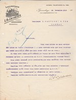 Pays Bas Facture Lettre Illustrée 15/11/1916 L B JACOBSEN Distillateur GRAVENHAGE - Niederlande