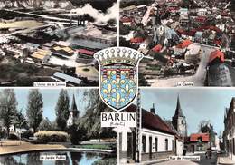 Barlin - Usine De La Loisne - Jardin Public - Centre - Rue De Fresnicourt - Blason Robert Louis - Barlin