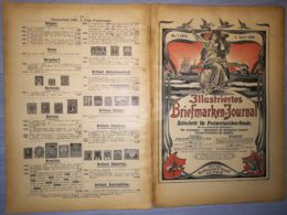 ILLUSTRATED STAMPS JOURNAL- ILLUSTRIERTES BRIEFMARKEN JOURNAL, LEIPZIG, NR 7, APRIL 1908, GERMANY - Deutsch (bis 1940)