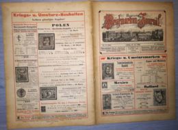 ILLUSTRATED STAMPS JOURNAL- ILLUSTRIERTES BRIEFMARKEN JOURNAL MAGAZINE, LEIPZIG, NR 12, JUNE 1920, GERMANY - Alemán (hasta 1940)