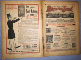 ILLUSTRATED STAMPS JOURNAL- ILLUSTRIERTES BRIEFMARKEN JOURNAL MAGAZINE, LEIPZIG, NR 20, OCTOBER 1920, GERMANY - German (until 1940)