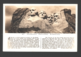 Mount Rushmore - Mt. Rushmore National Memorial - Rise Studio - Photo Card - Single Back - Mount Rushmore