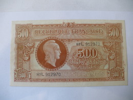 500F MARIANNE TYPE 1945 LETTRE L - Sonstige & Ohne Zuordnung