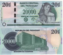 PARAGUAY Newly Issued 20'000 Guaranis  Pnew     Dated  2017    UNC - Paraguay