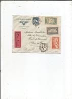 - ALGERIE - ALGER - AVIATION - TP N°47 + 3 Vignettes MARSEILLE-ALGER - 1926 -  Rare - Covers & Documents