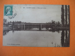 CPA     Luché   Sarthe   1926  -  Pont Sur Le Loir - Luche Pringe