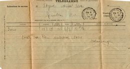 Delcampe - TB 2446 - PARIS X REMOLLON 1914 - Postes Et Télégraphe - Télégramme - Telegraphie Und Telefon
