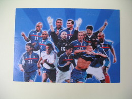 Delcampe - Carte  Foot    Equipe De France - Fussball