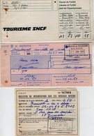 VP14. 361 - 1969 - Lot De Documents De La S.N.C.F. - Voyage PARIS X GRENOBLE X DEUX ALPES - Europa