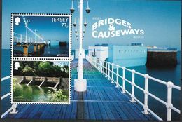 2018 Jersey  Bloc **MNH  Europa  Bridges - 2018