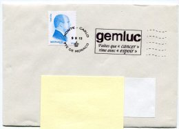 Delcampe - Flamme Postmark Monaco 2013 Maladie Disease Cancer - Poststempel