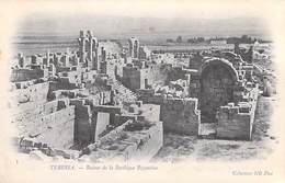 Delcampe - ALGERIE- TEBESSA Ruines De La Basilique Byzantine (- Cpa DOS SIMPLE Collection ND Phot N°5) *PRIX FIXE - Tebessa