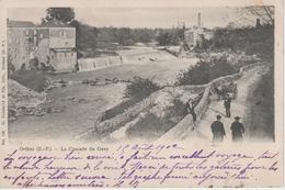 Delcampe - CPA Précurseur Orthez - La Cascade Du Gave (avec Jolie Animation) - Orthez