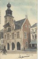 Delcampe - Binche.   -   Hôtel De Ville.   -   Prachtige Ingekleurde Kaart!  -   1905   Naar   Bruges - Binche