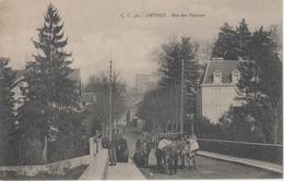 Delcampe - CPA Orthez - Rue Des Platanes (avec Très Belle Animation) - Orthez