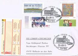 Germany 1998 Trier Paralympics Nagano Skiing Roman Gate Registered Cover - Sport Voor Mindervaliden