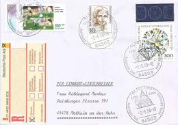 Delcampe - Germany 1998 Altötting World Cup Football France Mineral Cristal Gem Registered Cover - 1998 – France