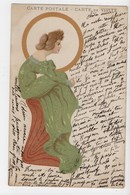 Delcampe - ILLUSTRATEUR - Femme Art Nouveau - Style Kirchner - Carte Postale - Carte De Visite 1900... - Vor 1900