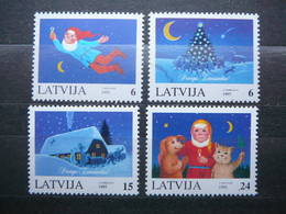 Christmas # Latvia Lettland Latvija # 1995 MNH #Mi. 416/9 - Costumes