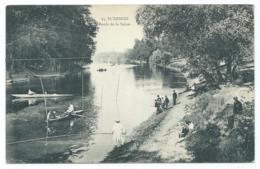 Delcampe - CPA ANIMEE SURESNES, ANIMATION SUR LES BORDS DE LA SEINE, HAUTS DE SEINE 92 - Suresnes