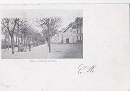 Delcampe - CPA: Poissy (78) Boulevard De La Seine  Ed Papeterie Auxiette   Dos Précurseur Rare - Poissy