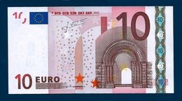 10  EURO -   FRANCIA   - Serie   U  05815747634  -   Codice Breve   L 031 E1  - Firma  TRICHET. - 10 Euro