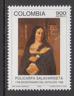 1996 Colombia Art Paintings Complete Set Of 1 MNH - Colombia