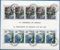 Delcampe - Monaco 1978 Monegasquan Monuments, Cathedral And Bay View  Cept Block Issue Cancelled - Monuments