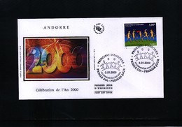 Delcampe - France / Frankreich 2000 Celebration Of The Year 2000 FDC - Neujahr