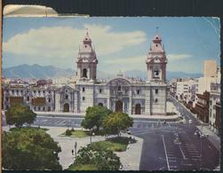 Delcampe - °°° 13083 - PERU - LIMA - CATEDRAL - With Stamps °°° - Peru