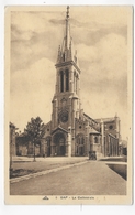 Delcampe - (RECTO / VERSO) GAP - N° 8 - LA CATHEDRALE AVEC VIEILLE VOITURE - CPA  VOYAGEE - Gap